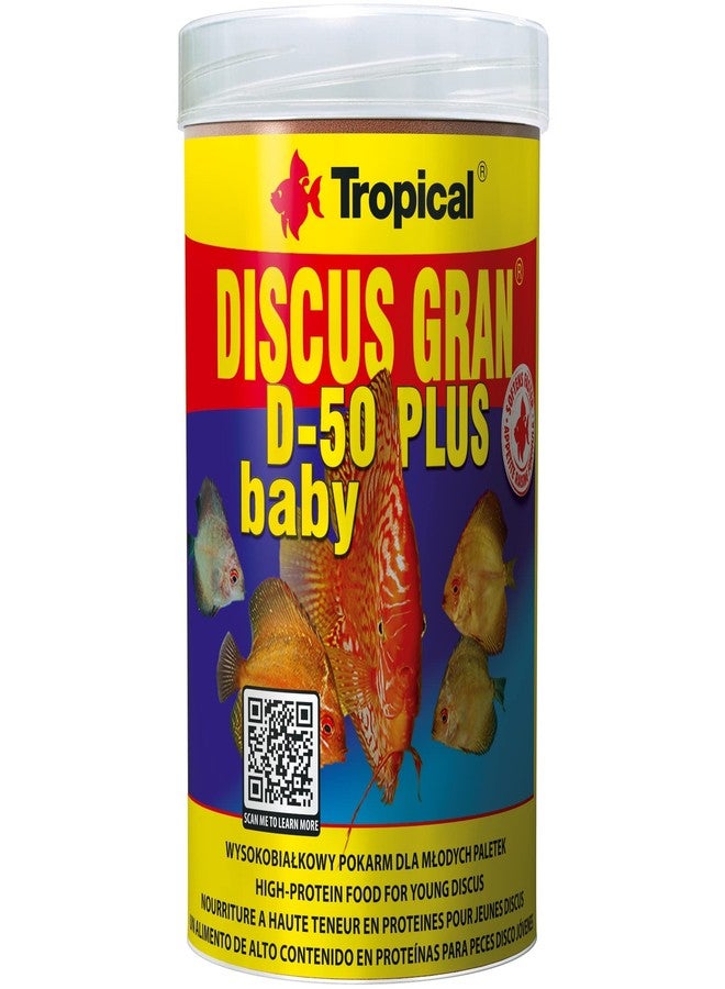 Tropical Discus Gran D-50 Plus Baby for Small Discus Fish 250ml/130g (Item Code- 60674) - Image 1